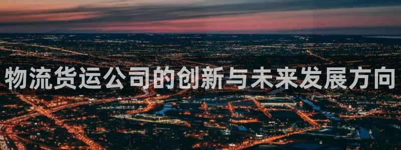 旺财28客服电话：物流货运公司的创新